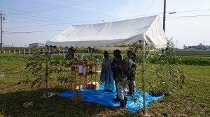 DSC_0013　地鎮祭20160409ｱｲﾄｰﾃｯｸさん